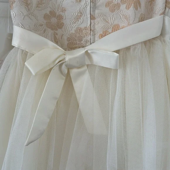 Cream Biscotti Formal Dress 4T - Picture 6 of 7